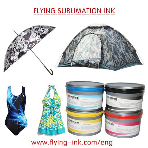 Offset sublimation transfer ink for bed sheet print